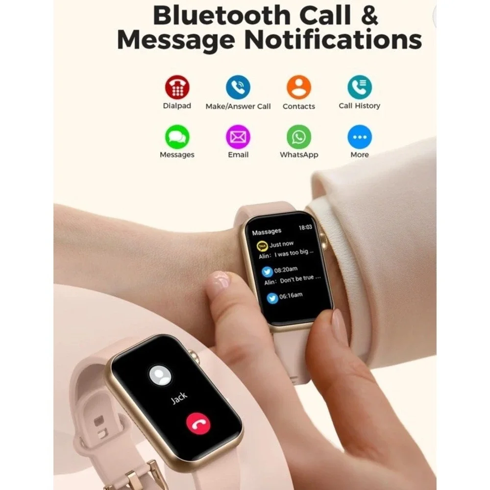 (13)Sougie Smart Watch H38 Black Open Box New Compatible Android & Apple Openbox